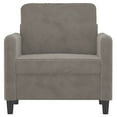 thumbnail image 4 of vidaXL Sofa Chair Living Room Accent Upholstered Chair with Armrest Velvet, 4 of 9