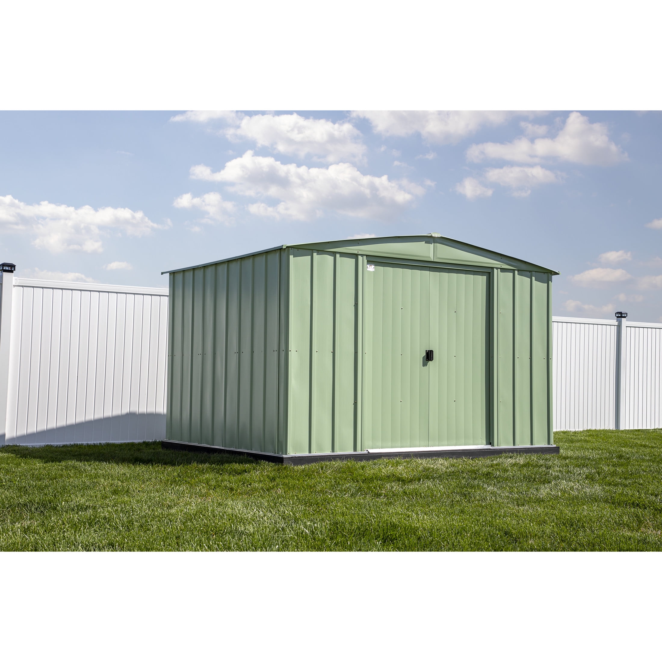 Arrow 10 x 8 x 6 ft Green Shed