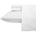 thumbnail image 3 of DBOZE 4 Piece Sheet Set Deep Pocket Brushed Cotton Blend, Wrinkle, Fade & Stain Resistant, Queen Size, (WHITE), 3 of 7