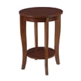 thumbnail image 4 of Pemberly Row Ensemble de 3 - 2 Tables d'Appoint Rondes et Table Basse en Bois d'Acajou, 4 of 12