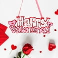 thumbnail image 4 of Mrzhqd Valentines Decorations Valentine'S Day Doorplate-Happy Valentine'S Day Sign Farmhouses Decoration-Valentine'S Day Decoration Front Door Decoration--Valentine'S Day Home Decoration, 4 of 9