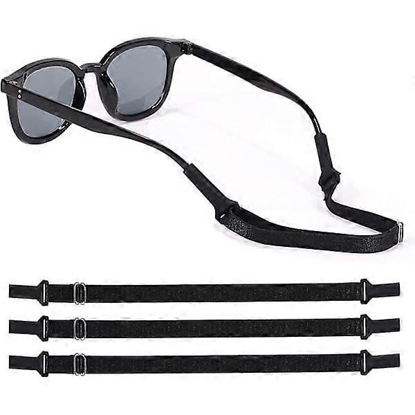 Adjustable Eyeglass Strap, Sports Glasses and Eyeglass Holder Straps for Women Men Kids, Unisex Lanyard - 3-Pack
