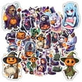 thumbnail image 3 of 35pcs-50pcs Charming Stationery Stickers Funny Witch Stickers Halloween Kids Stickers for Luggage Phone Laptop, 3 of 9