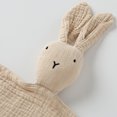 thumbnail image 4 of Bebé Toalla Calmante Conejito Bebé Dormir Apaciguar Juguete para Bebé Regalo (Caqui) Ehuebsd libre de BPA, 4 of 8