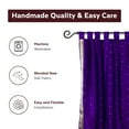 thumbnail image 4 of Lined-Purple  Tab Top  Sheer Sari Curtain / Drape / Panel   - 60W x 63L - Piece, 4 of 4