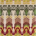 thumbnail image 1 of Safavieh Ikat Square Rug in Beige / Yellow, 1 of 1