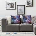 thumbnail image 2 of Throw Pillow Cover Outer Space Galaxy Pattern Universe Space Nebula Astronomy Theme Mystery Astral Cluster Decor Lumbar Pillow Case Cushion for Sofa Couch Bed Standard Queen, 2 of 7