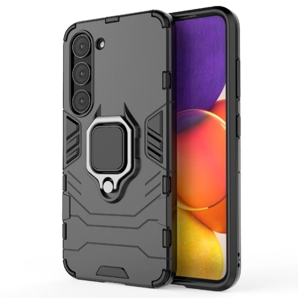Funda para Samsung Galaxy S23 Plus 5G con Soporte Anillo Giratorio 360° y Protección Resistente a Golpes y Caídas