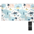 thumbnail image 2 of SKYSONIC 30"x60" Beach Towel with Travel Bag, Cartoon Beach Oversized Sand Free Beach Blanket Quick Dry Pool Bath Camping Towels for Travel, 2 of 7