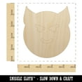 thumbnail image 2 of Happy Devil Face Emoticon Wood Shape Unfinished Piece Cutout Craft DIY Projects - 4.70 Inch Size - 1/8 Inch Thick, 2 of 7