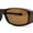 All Brown, variant on Polarized 60mm Classic Fit Over Wrap Rectangular Sunglasses Blue Black