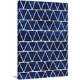 thumbnail image 2 of Marmont Hill "Indigo Pattern IV" Painting Print on Wrapped Canvas, 2 of 7