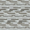 thumbnail image 4 of Glena 11.8" x 11.8" Rectangular Laminated Glass Mosaic Wall Tile in Gray, 4 of 11