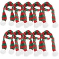 thumbnail image 2 of Linaichen 10pcs Christmas Mini Scarves for Bottles, 2 of 9