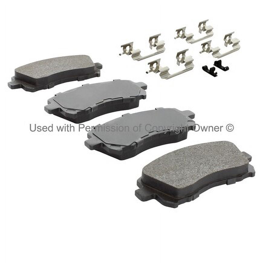 Mpa Electrical 1003-0721C Quality Built Black Series Ceramic Brake Pads W/