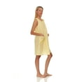thumbnail image 3 of Lati Fashion Women Zipper Front Duster Sleeveless Female Nightgowns & Sleepshirts Yellow Size X-Large, 3 of 4