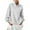 .White., variant on CQONEPT Women's Turtleneck Hoodie Fleece Oversized Pullover Black M