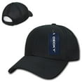 thumbnail image 2 of Decky 204 Low Crown Air Mesh Baseball Cap-Black/Black, 2 of 3
