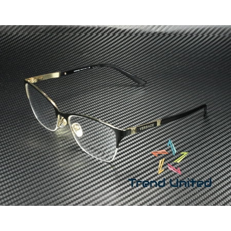VERSACE VE1218 1342 Black Gold Demo Lens 53 mm Women's Eyeglasses