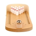 thumbnail image 1 of 1 Set Movable Launch Orbit Parrot Bowling Toy Wood Indoor Playtime 30*4.5in, 1 of 8