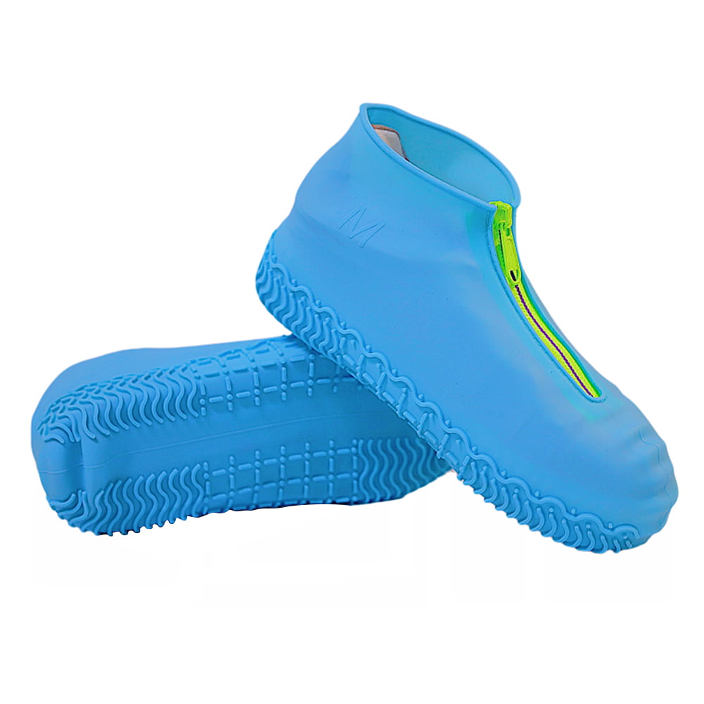 Details about   Durable Thick High-Top Protector Waterproof Rain Shoe Covers Plastic Anti-Slip 
