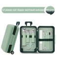 thumbnail image 1 of Xihbxyly Set de Manicura, Cortaúñas de Acero Inoxidable de 12 Piezas, Herramientas Ergonómicas para Uñas, Estuche de Viaje Portátil Incluido, Solución para El Cuidado de Las Uñas, Alivio de La Paroni, 1 of 4