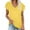 Yellow, variant on Scyoekwg Dressy Tops for Women Summer Tops Loose Comfy Blouse Tshirt V-Neck Petals Sleeve Basic Tops Casual Going Out Tops Classic Solid Color Short Sleeve Cute Tops (Yellow,XXL)