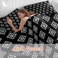 thumbnail image 3 of Classic Whtie Black Pattern Full Size Comforter Set, Abstract Tribal Aztec Western Bedding for All Seasons, 4 Pcs Bed Set, 1Quiltcover (86"x86") ,1Sheet(80"x116"), 2Pillowcases (30"x20"), 3 of 12