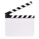 thumbnail image 1 of Badajo 30 * 24 cm / 12 * 9 pulgadas Película acrílica Tablilla Directores de películas Tablero de chapaleta Escena de acción de corte de pizarra Tablero de palmada en blanco Borrado en seco con palos Romacci Badajo, 1 of 7
