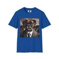 thumbnail image 2 of Boxer in Suit Unisex Softstyle T-Shirt, 2 of 10