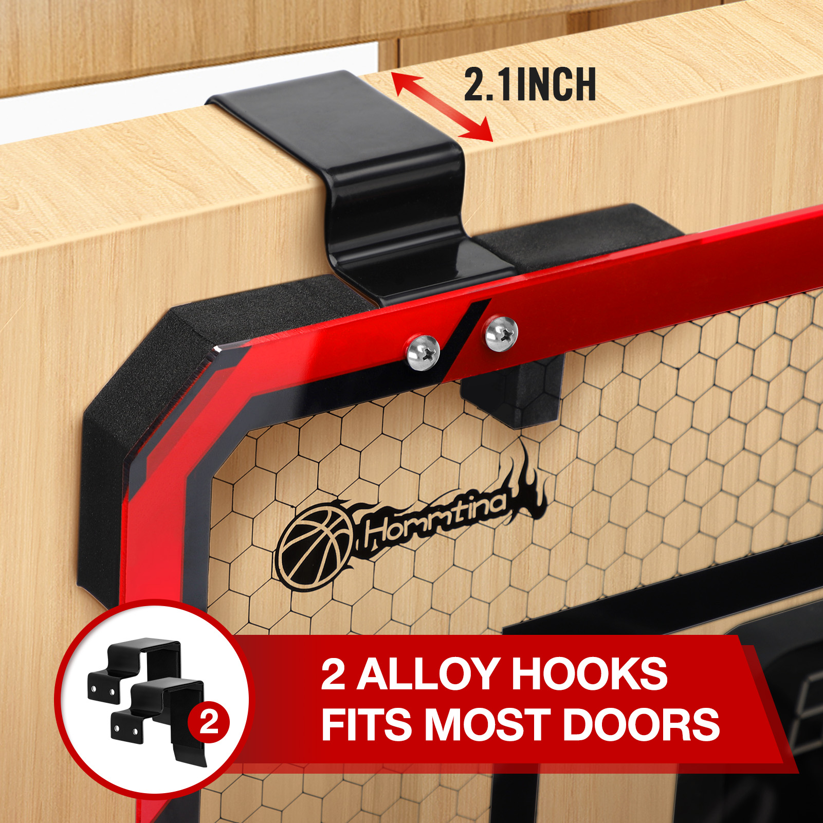 Ayieyill Mini Door Basketball Hoop with 3 Balls photo 5