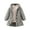 Gray, variant on ShomPort Fleece Jacket for Girls Button Down Hooded Sherpa Jacket Baby Girls Winter Outwear Coat 3-7Y