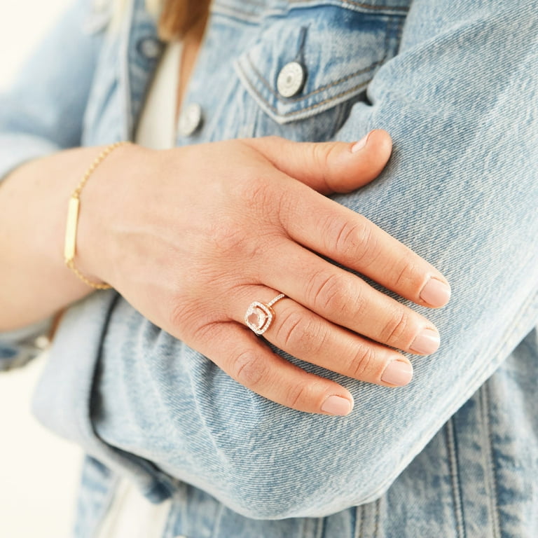 Walmart rose shop gold engagement rings