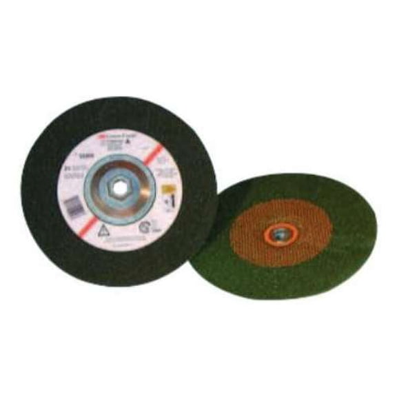 3M Green Corps 7" dia Depressed Center Wheel, 36 Grit, 10 BX (405-051111-55959)