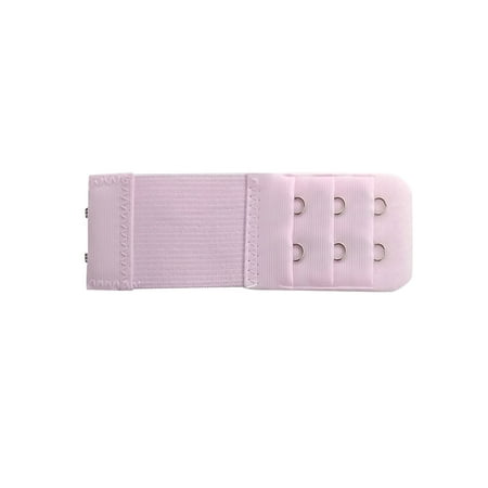 

Sksloeg Women s Bra Strap Extenders Women Elastic Extensions Bra Extender Set 3 Rows x 2 Hooks Pink One Size