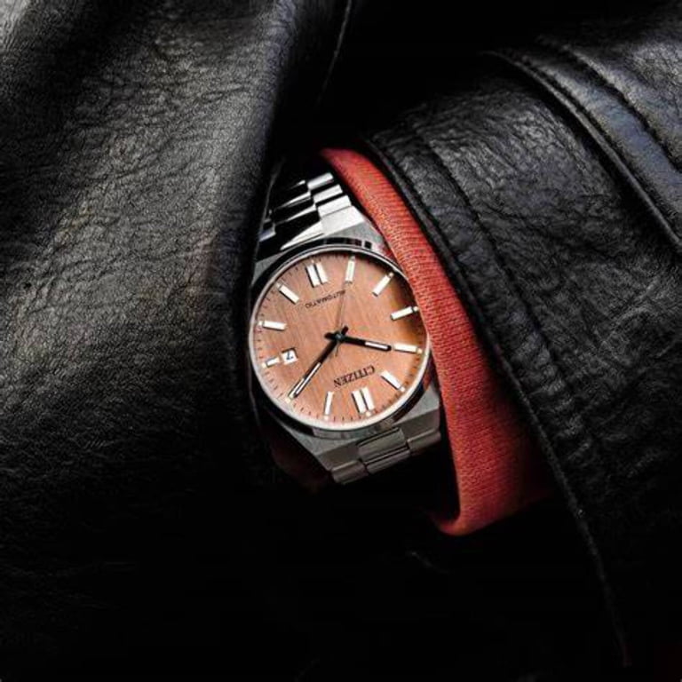 Citizen Tsuyosa Stainless Steel Salmon Dial Automatic NJ0159-86Z