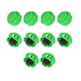 thumbnail image 4 of Interruptor de botón pulsador momentáneo de 30 mm para juegos de arcade, color verde, 10 piezas, 4 of 5