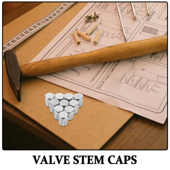 20PCS Heavy-Duty Tire Valve Stem Caps Stainless Steel Covers Valve Stem Caps Tire Valve Caps Off Road Accessories for Car Truck and Motorcycle