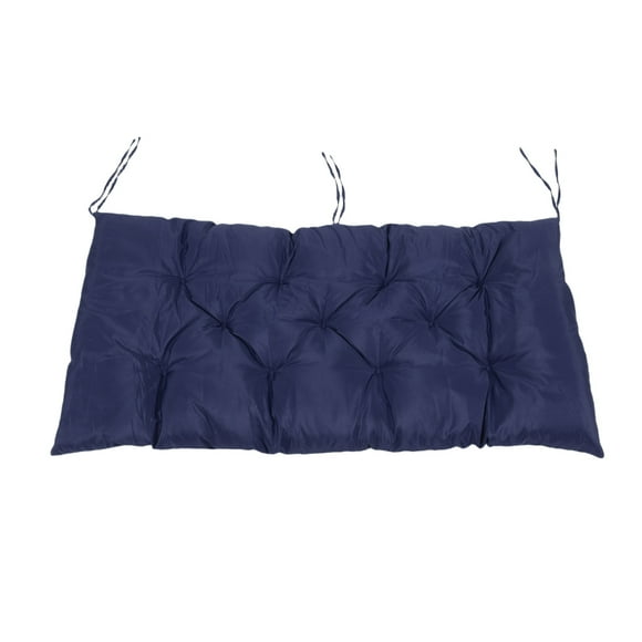 Outdoor Bench Cushion Swing Cushion Patio Chair Cushion 100x50cm Rainproof Sun Proof with 3 Straps for Garden Furniture Loveseat Deck