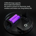 thumbnail image 4 of YIEMEEN 2 in 1 USB Charging Desk Fan Portable Personal Fan 3 Speeds Adjustable Small Cooling Fan Phone Holder for Bedroom Office, 4 of 14