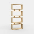 thumbnail image 5 of Ada Home Decor Harmon 4 Tier Bookcase, Oak, 5 of 7