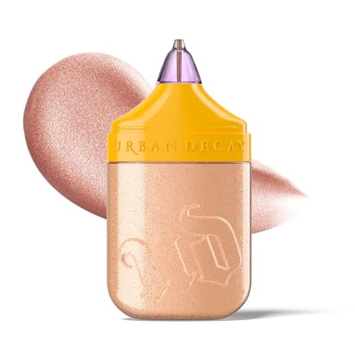 Urban Decay Illuminateur Imperméable pour le Visage (PCH - Pêche Rose Éclaircissante), Enlumineur Liquide Intégral + Poudre Bronzante, avec 3 % de Niacinamide, Résistant aux Bavures