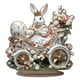 thumbnail image 2 of Decoraciones de Pascua, adornos de Pascua, regalos de Pascua, conejos de coche rosa, adorno acrílico 2D, decoración navideña, decoración del hogar, artesanías, decoración decorativa plana, 2 of 6