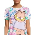 thumbnail image 4 of Garfield Juniors Print and Graphic Tee with Short Sleeves, Sizes XS-3XL, 4 of 5