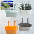 thumbnail image 2 of Billuyoard Maceta de cubo de metal con gancho desmontable Cubo de almacenamiento colgante para cerca Ventana Patio Jardín Jardín y Patio Numero 3 Billuyoard HA042815-03, 2 of 6