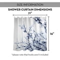 thumbnail image 7 of Creative Products Light Gray Flowering Tree 71x74 Shower Curtain, 7 of 7