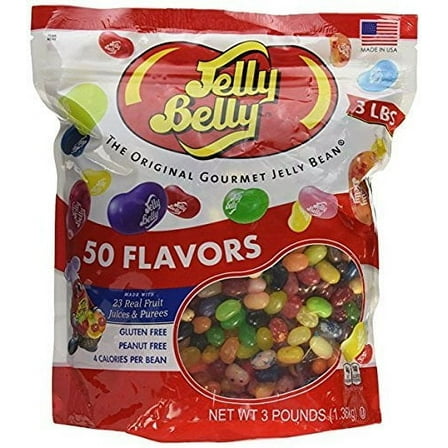 Jelly Belly 3 Pound Bag HYZ01 - 50 Flavors - Kosher Certified (Pack of 1)