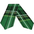 thumbnail image 2 of GZHJMY Table Runner 13x90 Inch, Green Plaid Geometric Table Runner for Dining Kitchen Wedding Party Decoractions Home Decor, 2 of 7