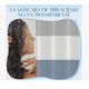 thumbnail image 4 of Cortina De Ducha Con Ganchos 180x180cm color blanco, 4 of 4