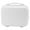 White, variant on NFTIGB 14 inches / 35.5 cm Cosmetic Bag Case ABS Delicate Fashionable Travel Toiletry Makeup Bag for Women Girl, Large Capacity Storage Organizer Box with Zipper, White